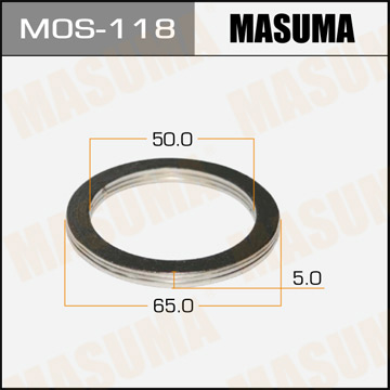 Упл.кольцо под выхУпл.коллект. MASUMA 50 х 65 Фотография Masuma MOS118