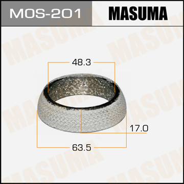 Упл.кольцо под выхл.коллект. MASUMA Фотография Masuma MOS201