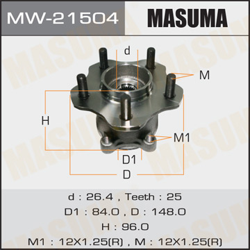Ступичный узел  Masuma   rear X-TRAIL/ T31
