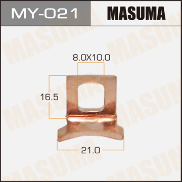 Контакты тяг.реле на стартер Masuma 3CTE.2C.3CE.2TZFZE.1KZTE.5L.1N.1NT.2LTE.1FZ Фотография Masuma MY021