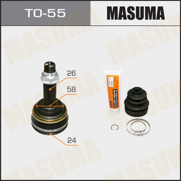 ШРУС   Masuma   24x58x26  (1.6) TO-55.TO-55A