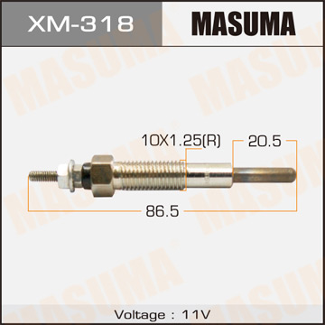 Свеча накаливания  Masuma    PM-164 .4D56     (1.10.100)
