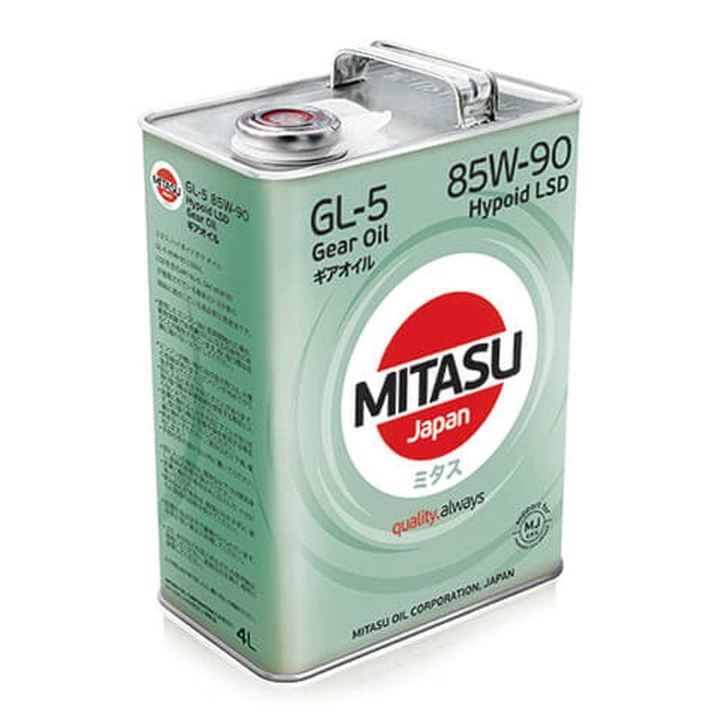 Масло трансмиссионное минеральное MJ 412   MITASU GEAR OIL GL-5 85W-90 LSD  (4л)