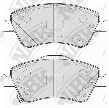 Колодки тормозные задние TOYOTA COROLLA/TOYOTA AURIS