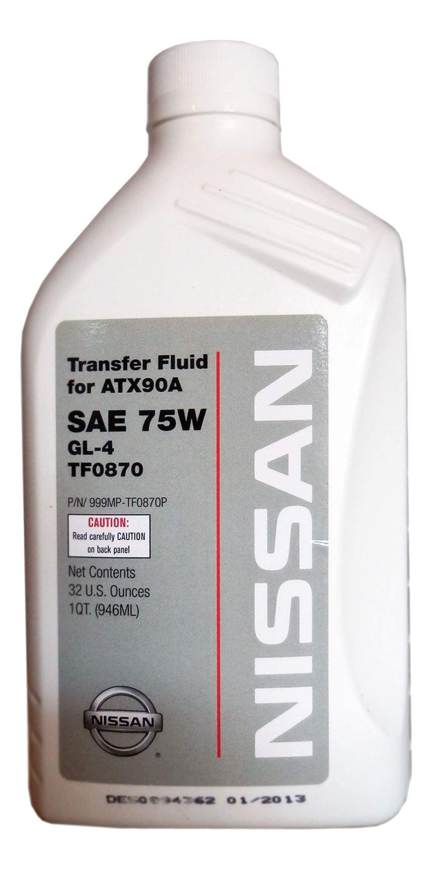 Трансмиссионное масло NISSAN Transfer Fluid TF0870 (0.946л)
