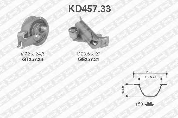 Рем.к-кт ГРМ Audi A3/A6/TT. Seat Ibiza 1.8T Quattro 95>