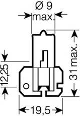 Лампа H2  UVS 55W 12V цоколь X511 ORIGINAL LINE