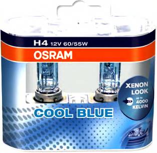 Лампа H4 64193CBI 60 55W 12V цоколь P43T COOL BLUE INTENSE (