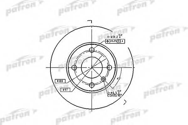 Диск тормозной задн OPEL ASTRA F CLASSIC универсал 03-05 A