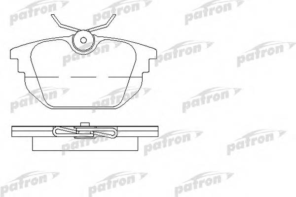 Колодки тормозные дисковые задн ALFA ROMEO 145 94-01 146 9