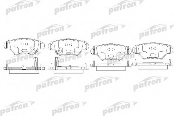 Колодки тормозные дисковые задн OPEL ASTRA G хечбэк 98-05