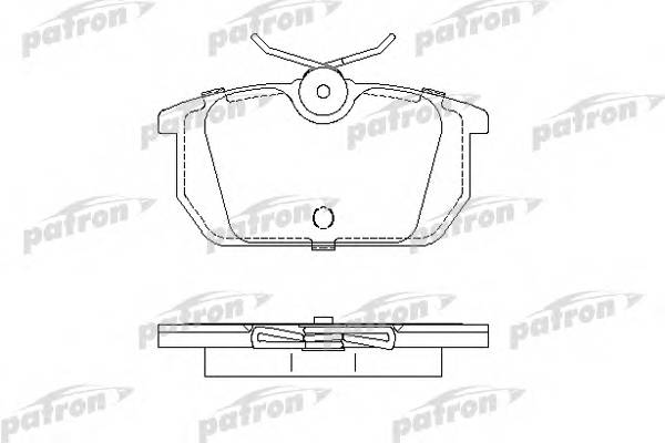 Колодки тормозные дисковые задн ALFA ROMEO 145 94-99 146 9