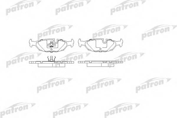 Колодки тормозные дисковые задн VOLVO 440 K 88-96 460 L 88