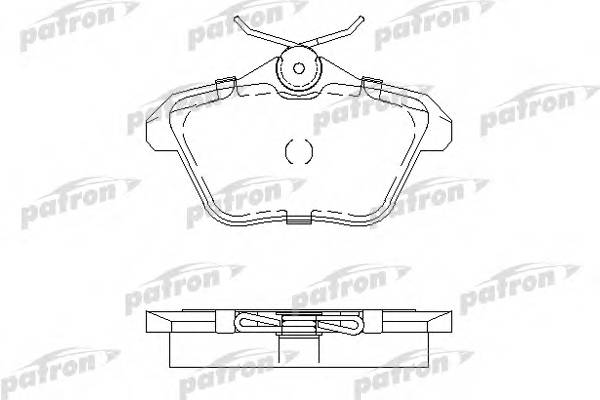 Колодки тормозные дисковые задн ALFA ROMEO 156 97-05 156 S