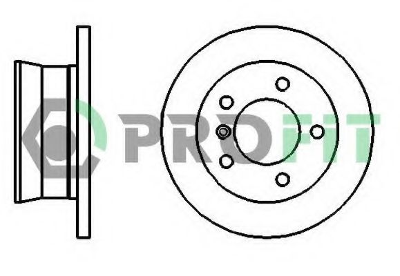 ДИСК ТОРМ. MERCEDES SPRINTER 95-06. VW LT 28-46 96-07 REAR