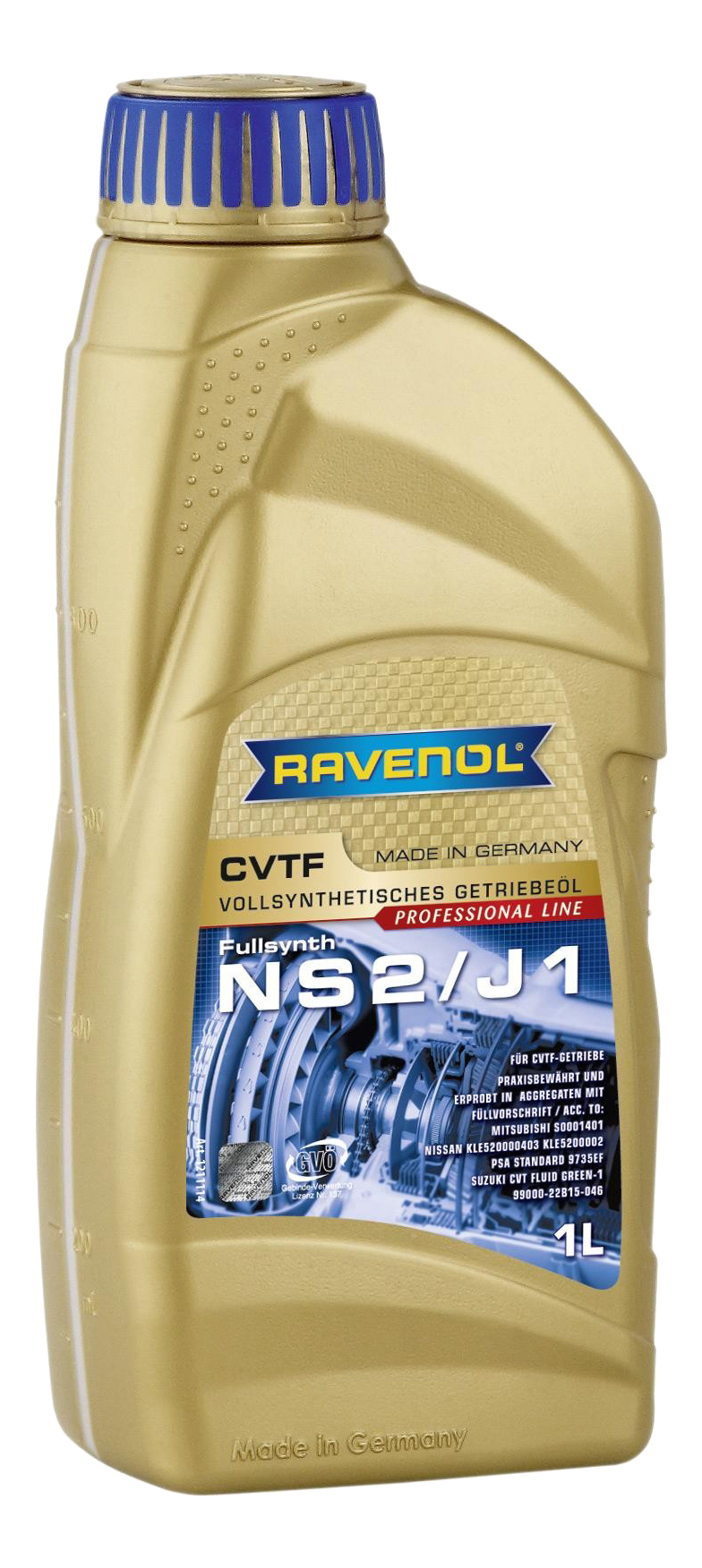 Масло RAVENOL CVTF NS2/J1 Fluid трансм. (1л)
