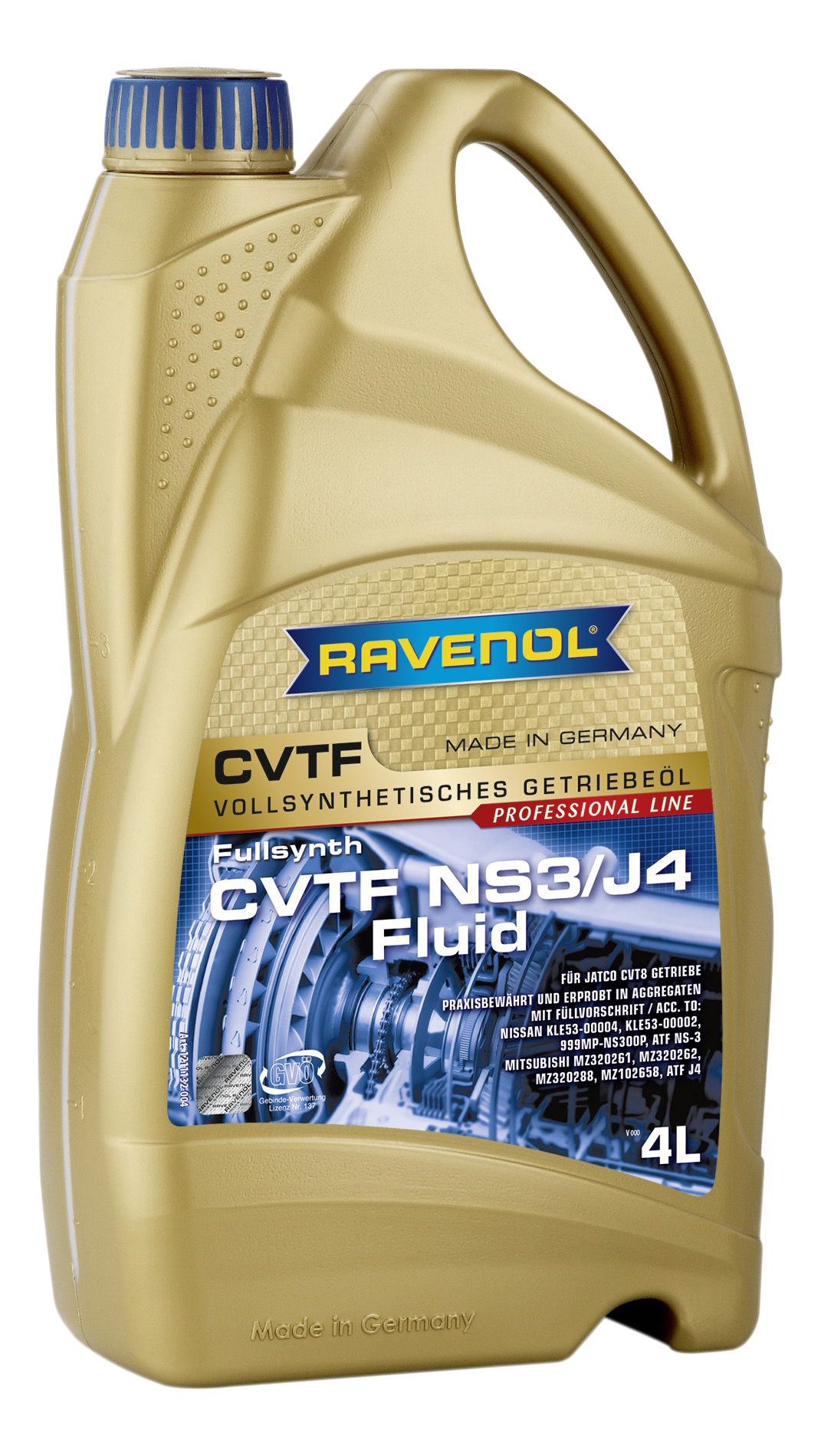 Трансмиссионное масло RAVENOL CVTF NS3.J4 Fluid (4л) new