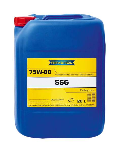 Трансмиссионное масло RAVENOL SSG SAE 75W-80 (20л) new