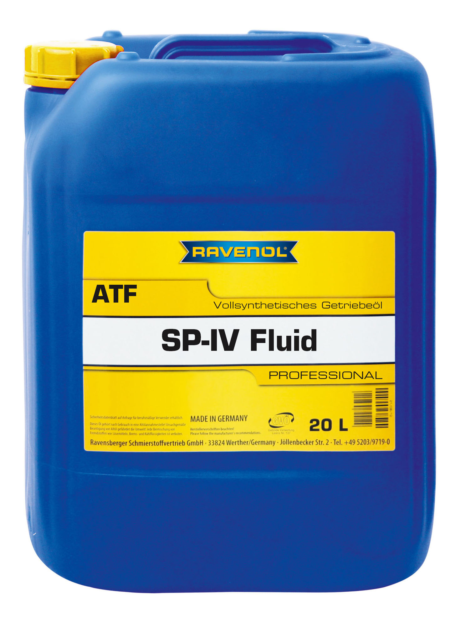 Трансмиссионное масло RAVENOL ATF SP-IV Fluid  (20л)