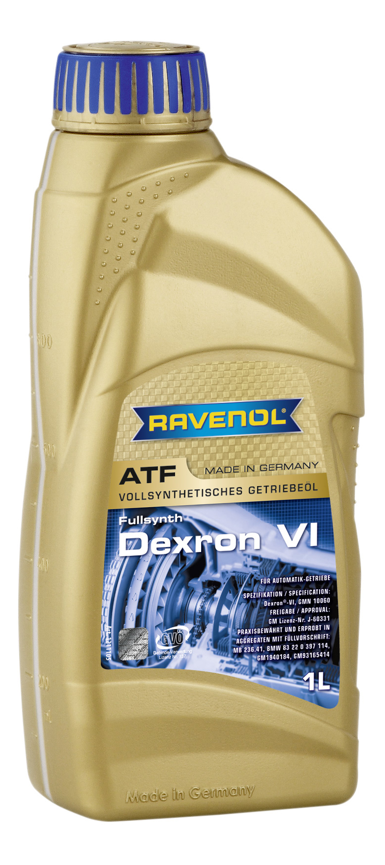 Трансмиссионное масло RAVENOL ATF Dexron VI ( 1л) new