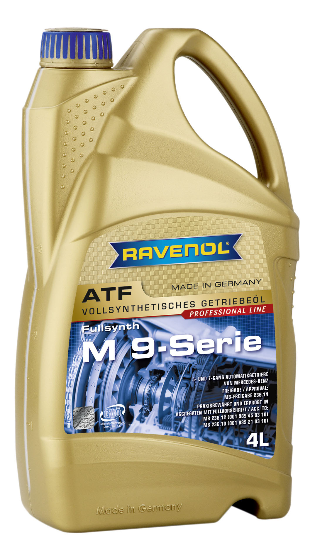 Трансмиссионное масло RAVENOL ATF M 9-Serie ( 4л) new