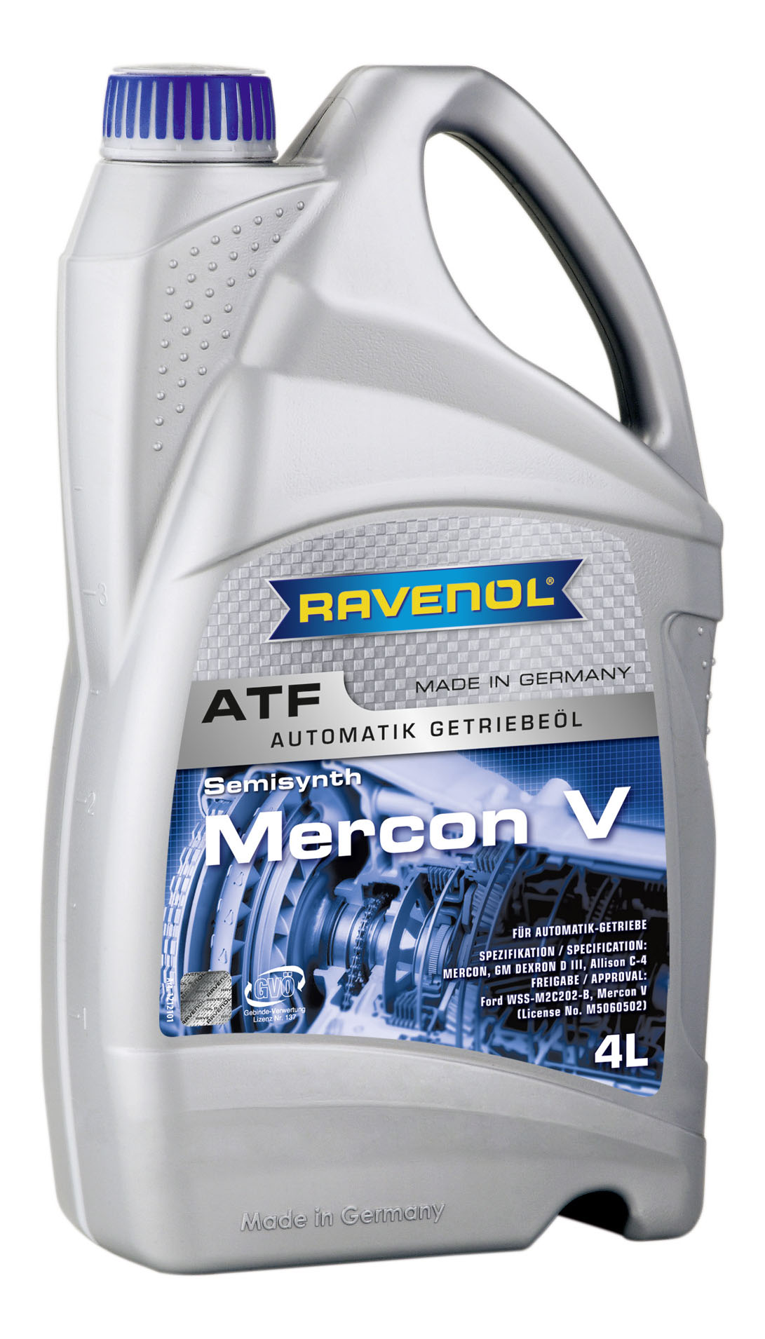 Трансмиссионное масло RAVENOL ATF Mercon V ( 4л) new