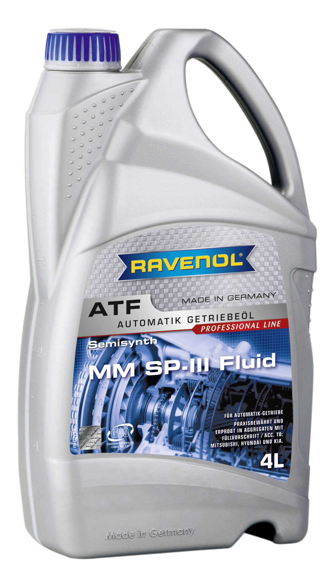 Трансмиссионное масло RAVENOL ATF MM SP-III Fluid ( 4л) new