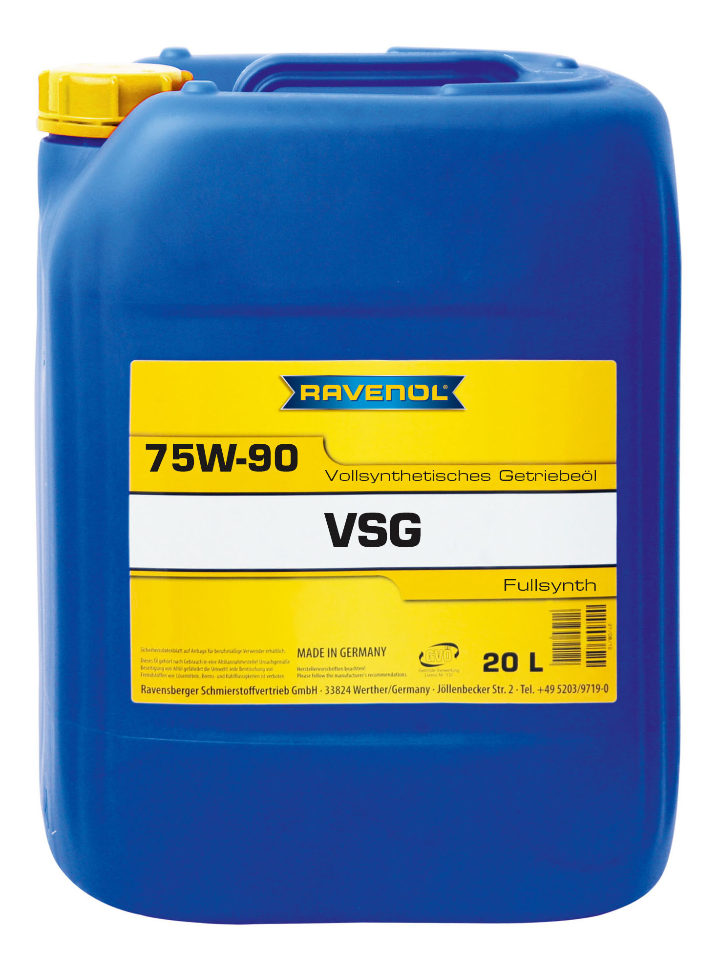 Трансмиссионное масло RAVENOL VSG SAE 75W-90 (20л) new