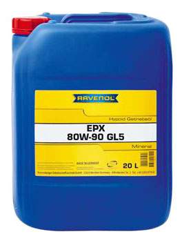 Трансмиссионное масло RAVENOL Getriebeoel EPX SAE 80W-90 GL-5 (20л) new