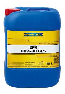 Трансмиссионное масло RAVENOL Getriebeoel EPX SAE 80W-90 GL-5 (10л) new