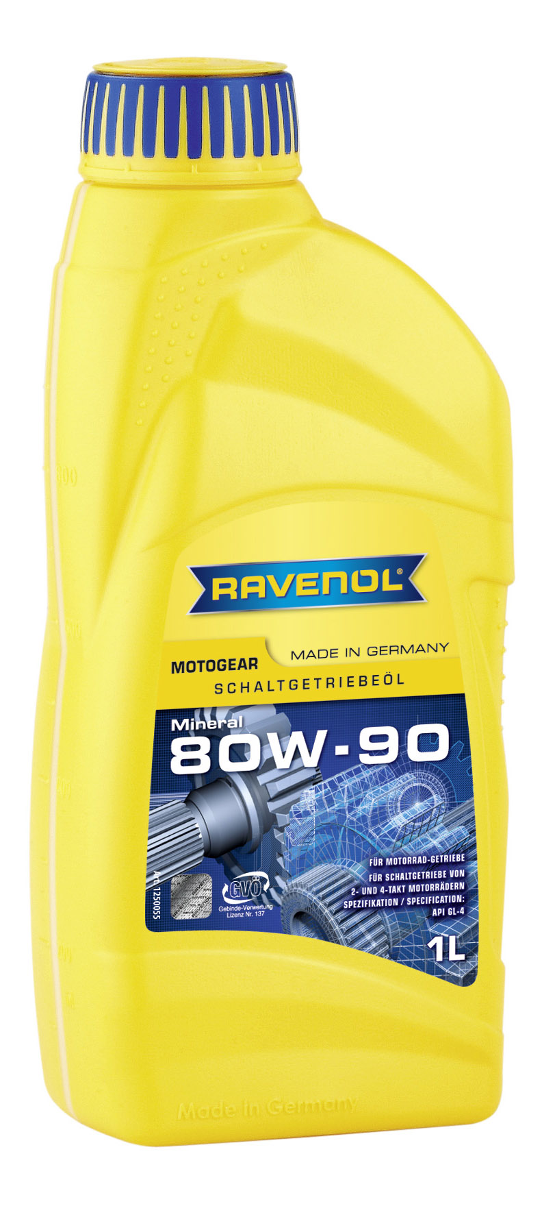 Трансмиссионное масло RAVENOL Motogear SAE 80W-90 GL-4 (1л) new