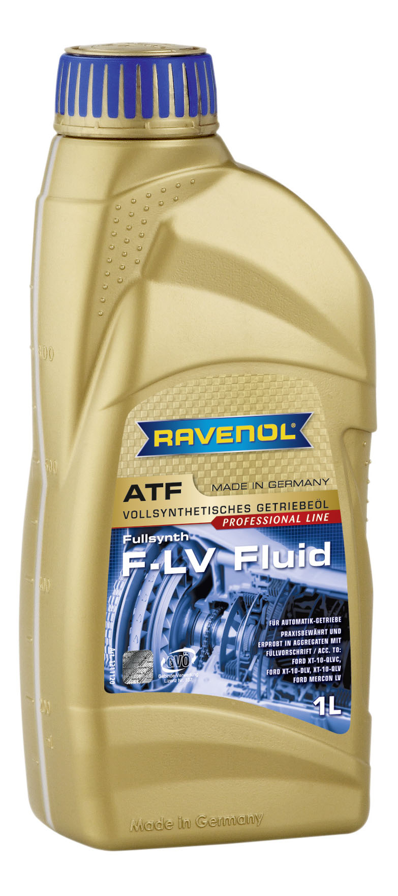 Трансмиссионное масло RAVENOL ATF F-LV Fluid ( 1л) new