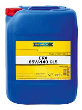 Трансмиссионное масло RAVENOL Getriebeoel EPX SAE 85W-140 GL 5 (20л) new