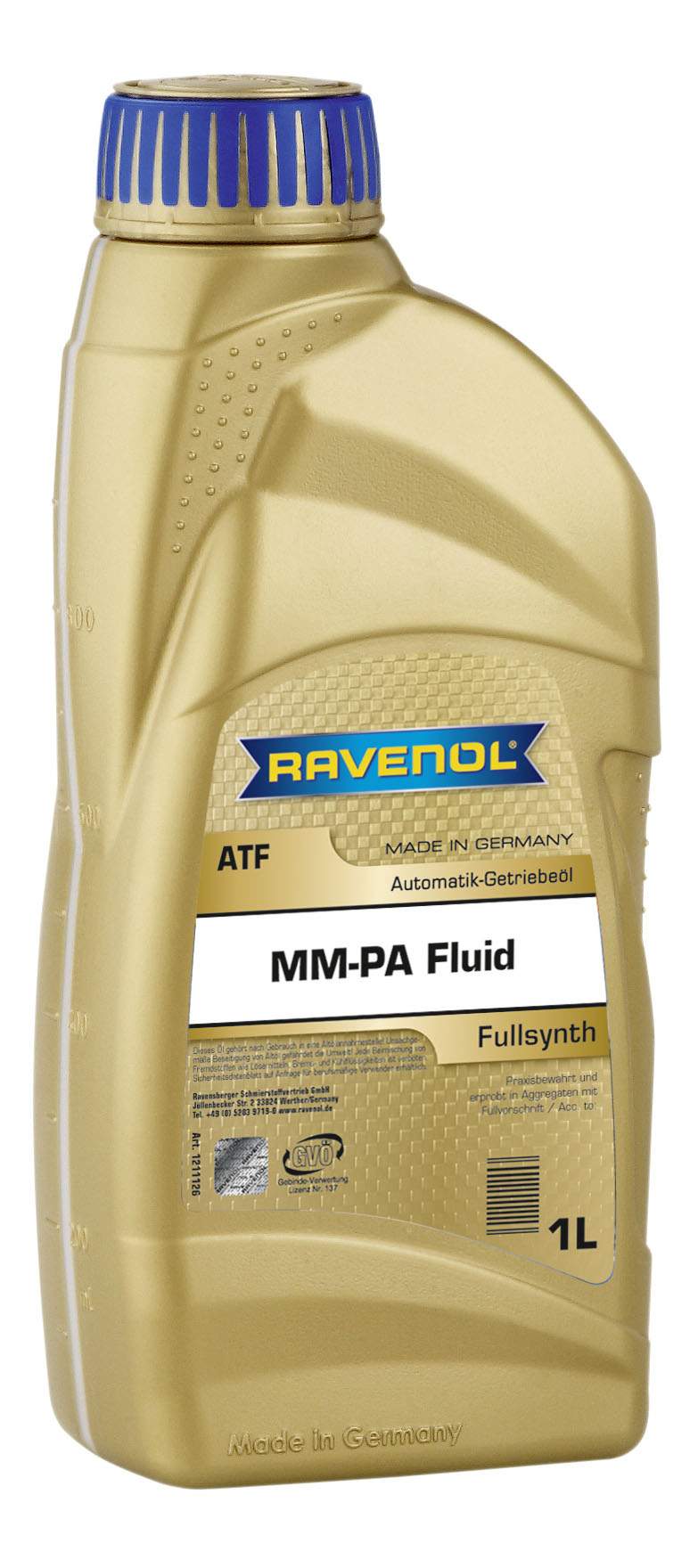 Трансмиссионное масло RAVENOL ATF MM-PA Fluid ( 1л)