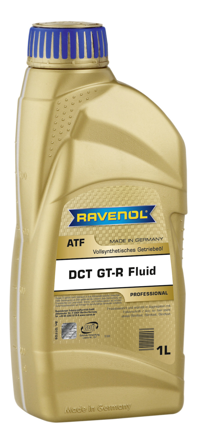 Трансмиссионное масло RAVENOL DCT GT-R Fluid (1л)