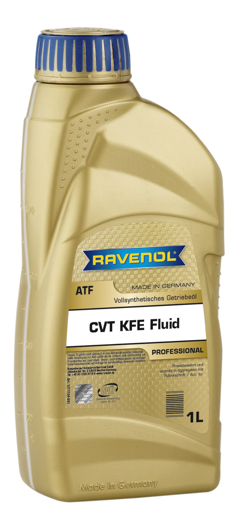 Трансмиссионное масло RAVENOL CVT KFE Fluid ( 1л) new