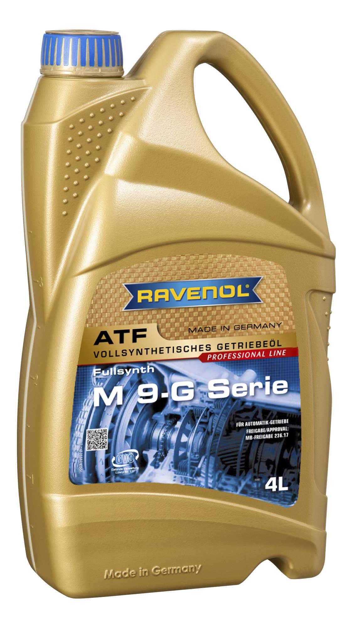 Трансмиссионное масло RAVENOL ATF M 9-G Serie 4л MB 236.17