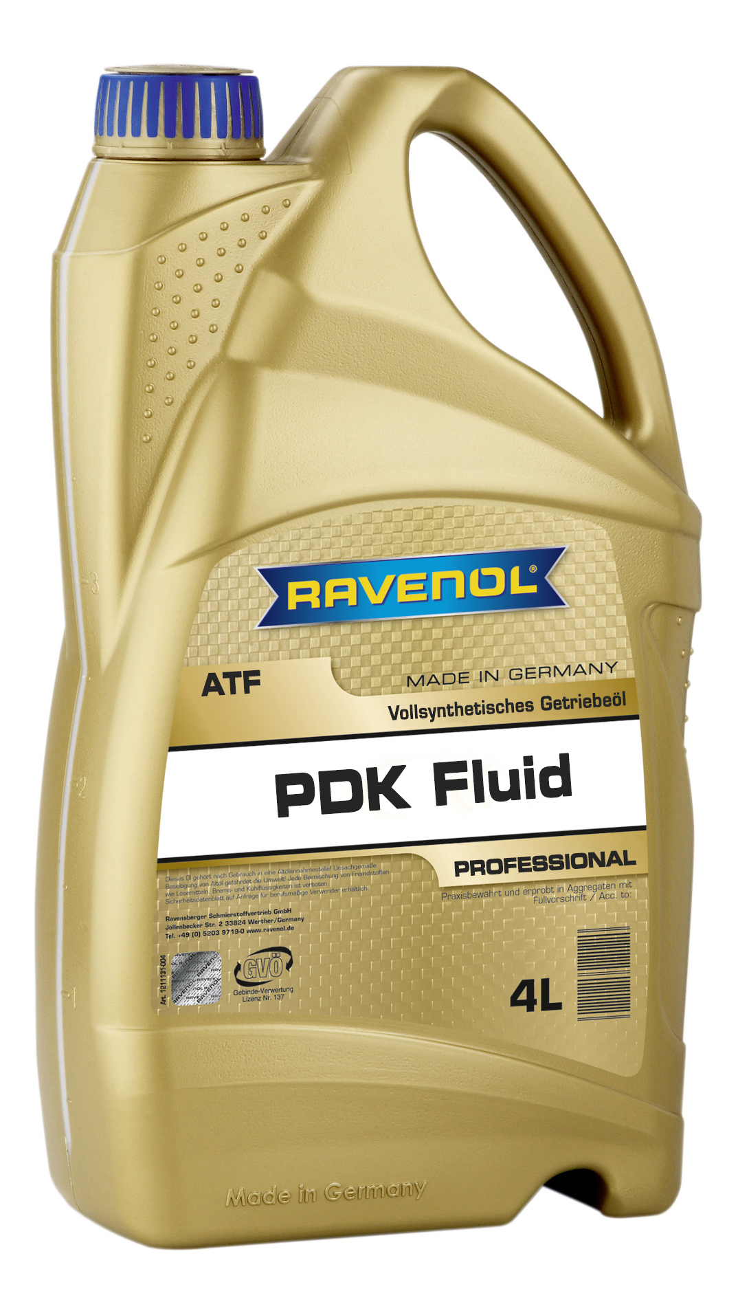 Трансмиссионное масло RAVENOL ATF PDK Fluid (4л) new