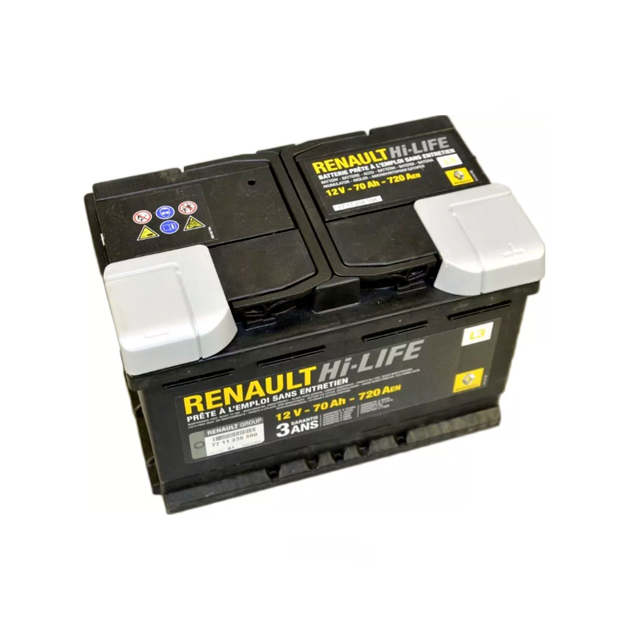 Аккумулятор RENAULT Hi-LIFE 70Ah 720A (обратная 0) 278x175x190 L3