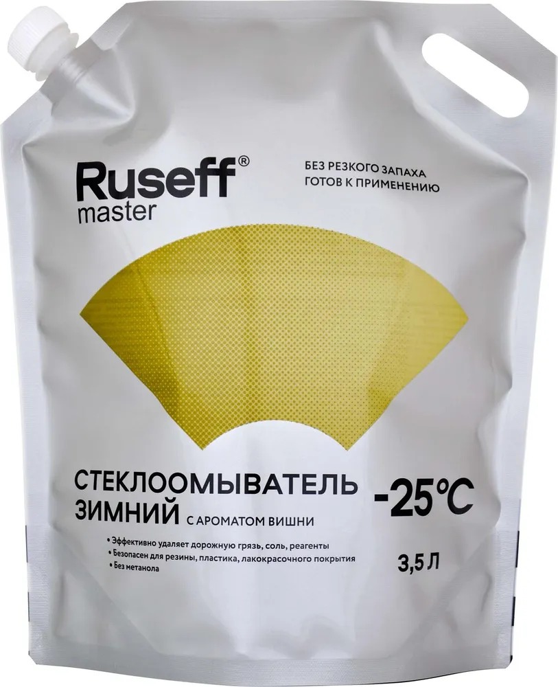 Стеклоомыватель зимний RUSEFF master вишня -25 (3.5л)
