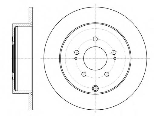 Тормдиск зад302x10 5 отвmin 2