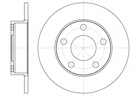 Тормдиск зад245x10 5 отвmin 2