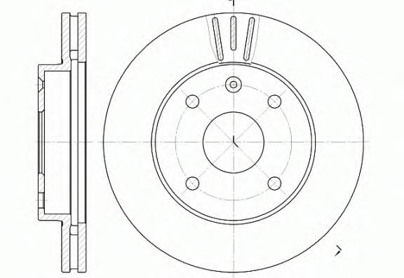 Тормдиск первент256x24 4 отвmin 2