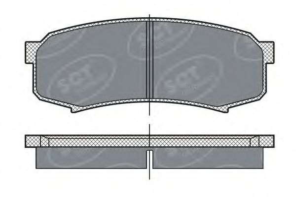 Колодки торм.задн.TOYOTA LC 70/80/90/120 90-10/LEXUS GX470 01-09/MITS PAJERO IV