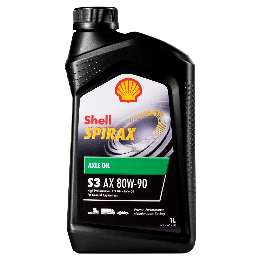 Масло трансмиссионное SHELL SPIRAX S3 AX 80W-90 1L