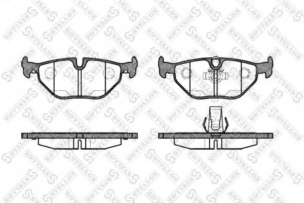 Колодки дисковые з BMW E39 20-4020D