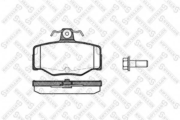 354 000B-SX 343 00FDB707 колодки дисковые з Nissan Primera 16-2