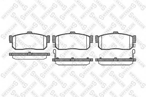 377 012-SX 366 12572376B колодки дисковые з Nissan Maxima 2030