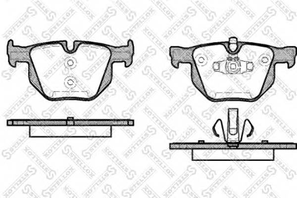 392 070-SX колодки дисковые з BMW E90E91 253020D 05