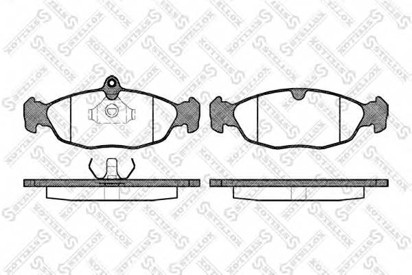 404 000-SX 393 00FDB732 колодки дисковые п Opel Vectra AAstra F